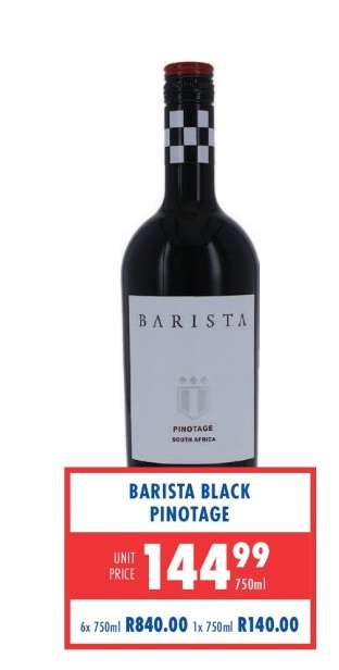 BARISTA Black Pinotage