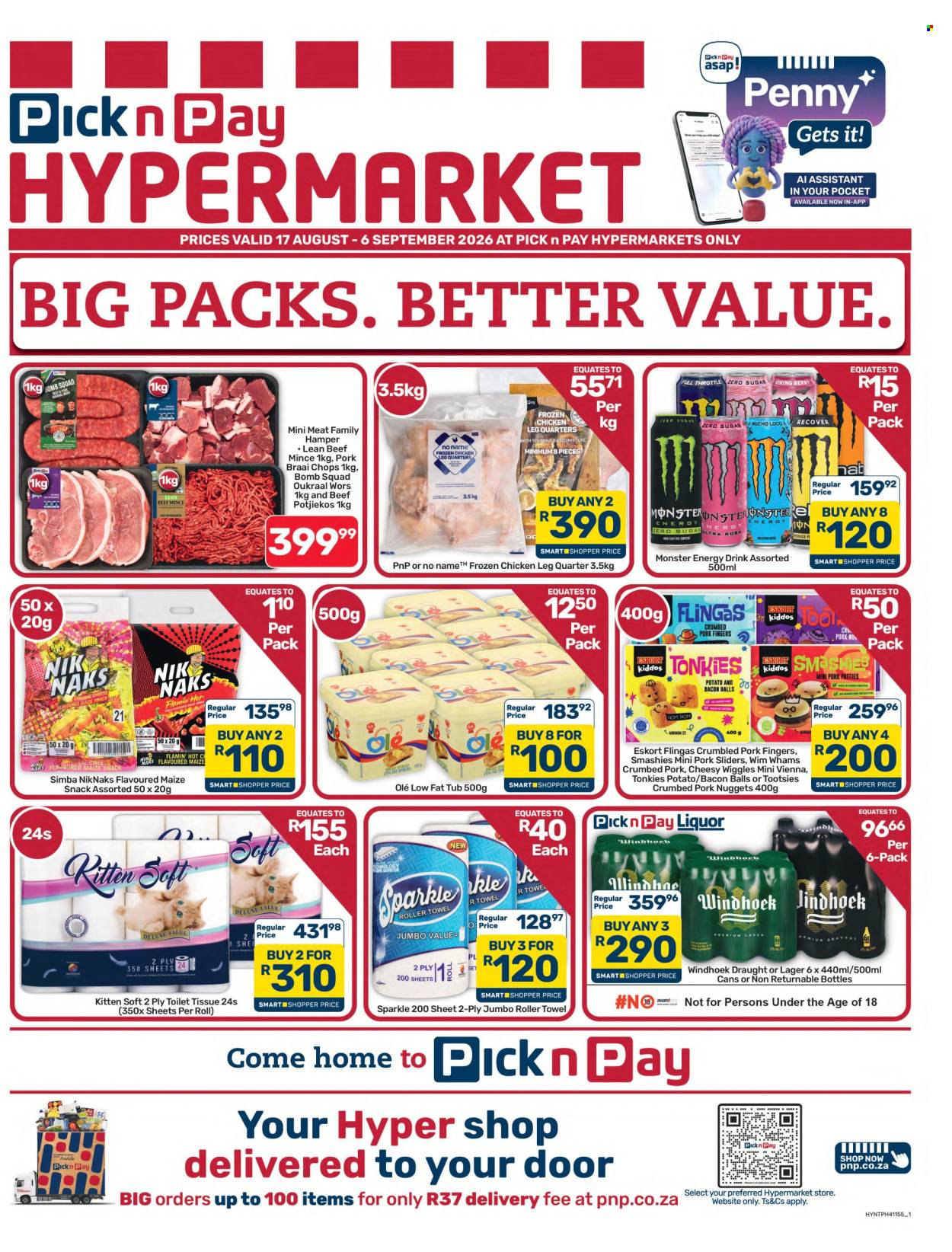 Pick n Pay Hypermarket specials - 17/08/2026 - 06/09/2026. Page 1