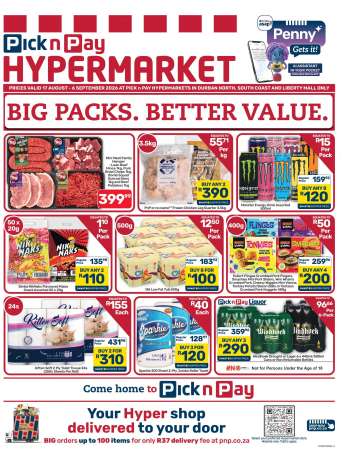 Pick n Pay catalogue  - 17/08/2026 - 06/09/2026.