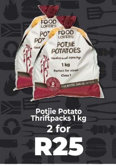 Potjie Potato Thriftpacks 1 kg