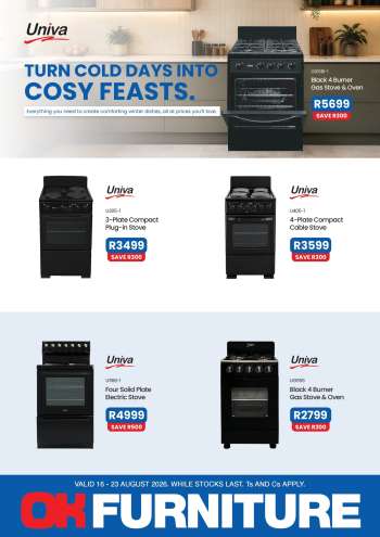 OK Furniture catalogue  - 16/08/2026 - 23/08/2026.