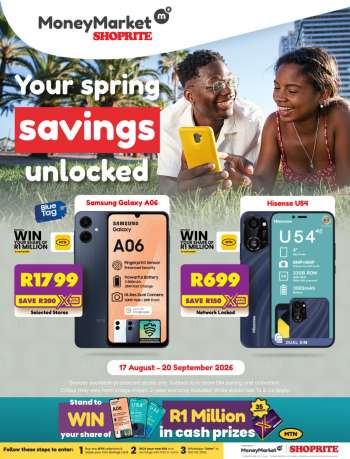 Shoprite catalogue  - 17/08/2026 - 20/09/2026.