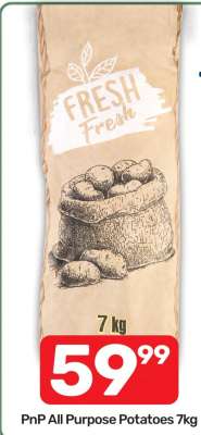 PnP All Purpose Potatoes 7kg