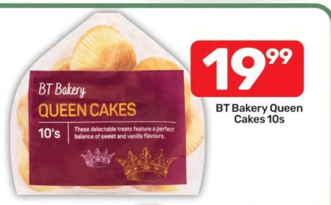 BT Bakery Queen Cakes 10s
