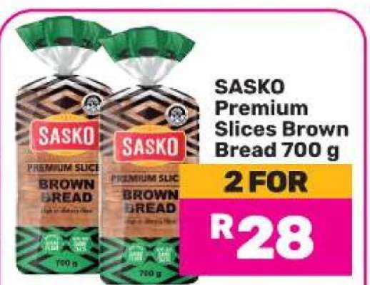 Sasko Premium Slices Brown Bread 700 g