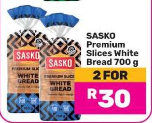 Sasko Premium Slices White Bread 700 g
