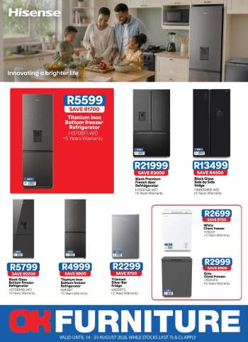 OK Furniture catalogue  - 14/08/2026 - 23/08/2026.