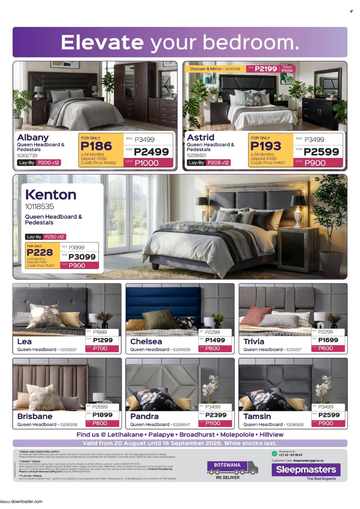 Sleepmasters specials - 20/08/2026 - 16/09/2026. Page 4