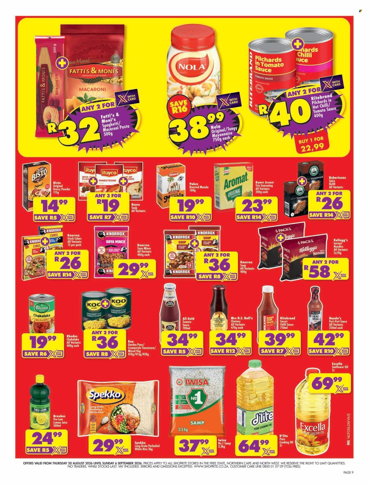 Shoprite specials - 20/08/2026 - 06/09/2026. Page 9