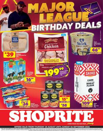 Shoprite catalogue  - 20/08/2026 - 06/09/2026.