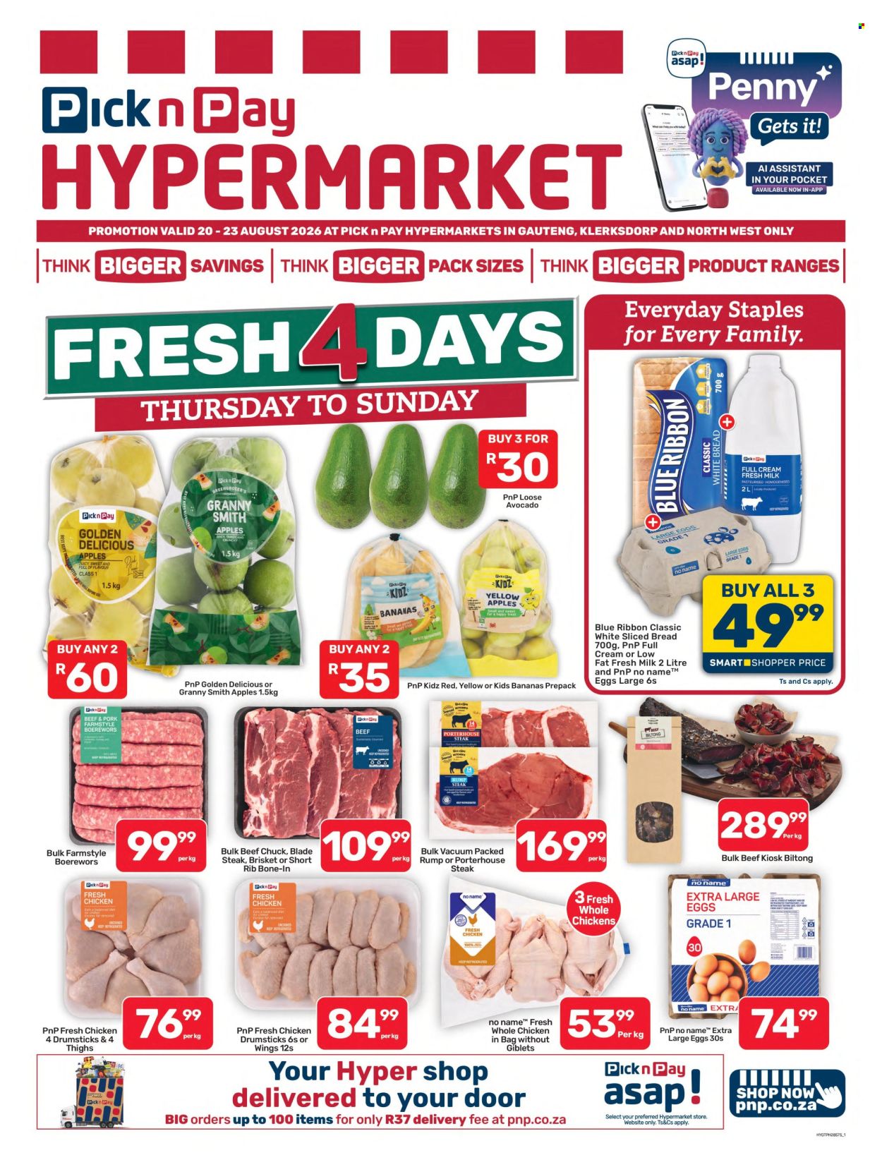 Pick n Pay Hypermarket specials - 20/08/2026 - 23/08/2026. Page 1