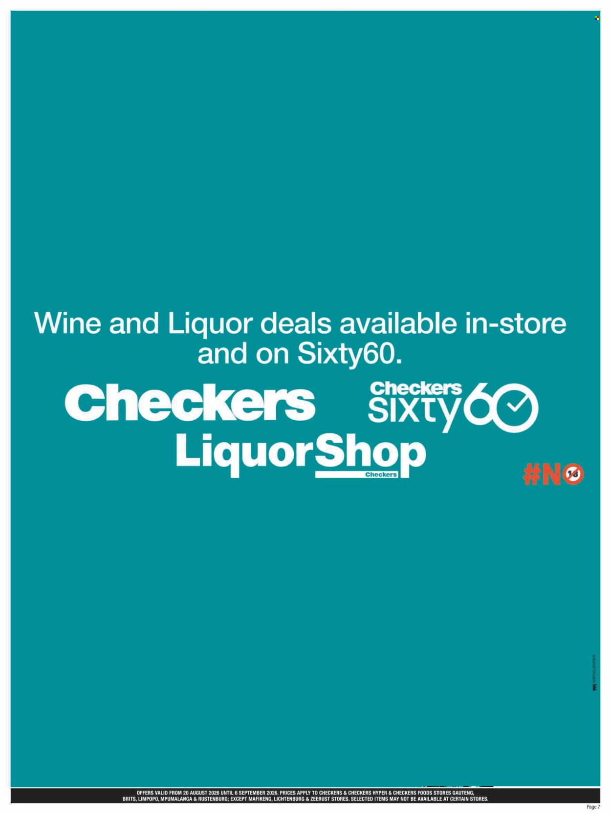 Checkers specials - 20/08/2026 - 06/09/2026. Page 7