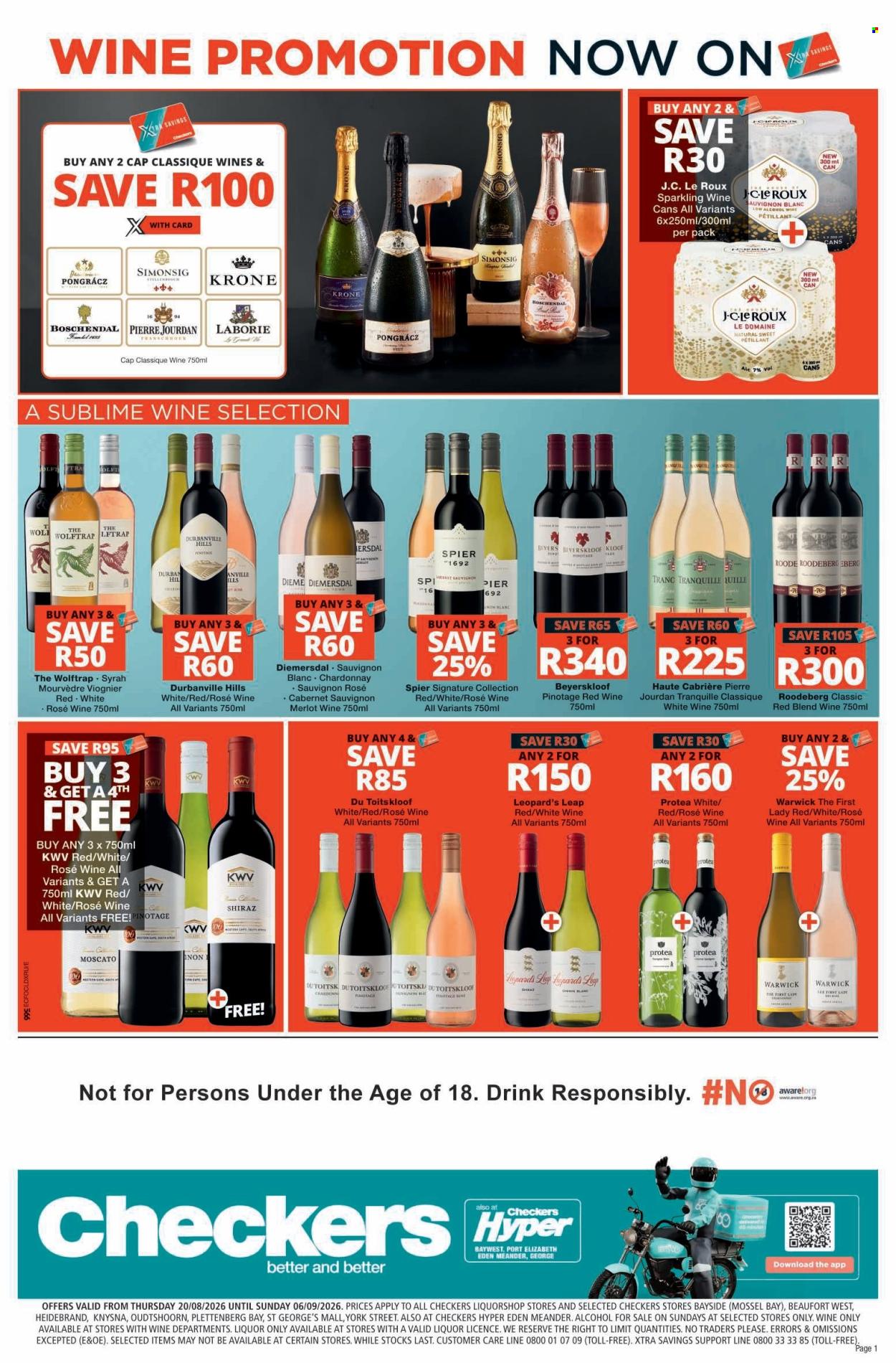 Checkers specials - 20/08/2026 - 06/09/2026. Page 1