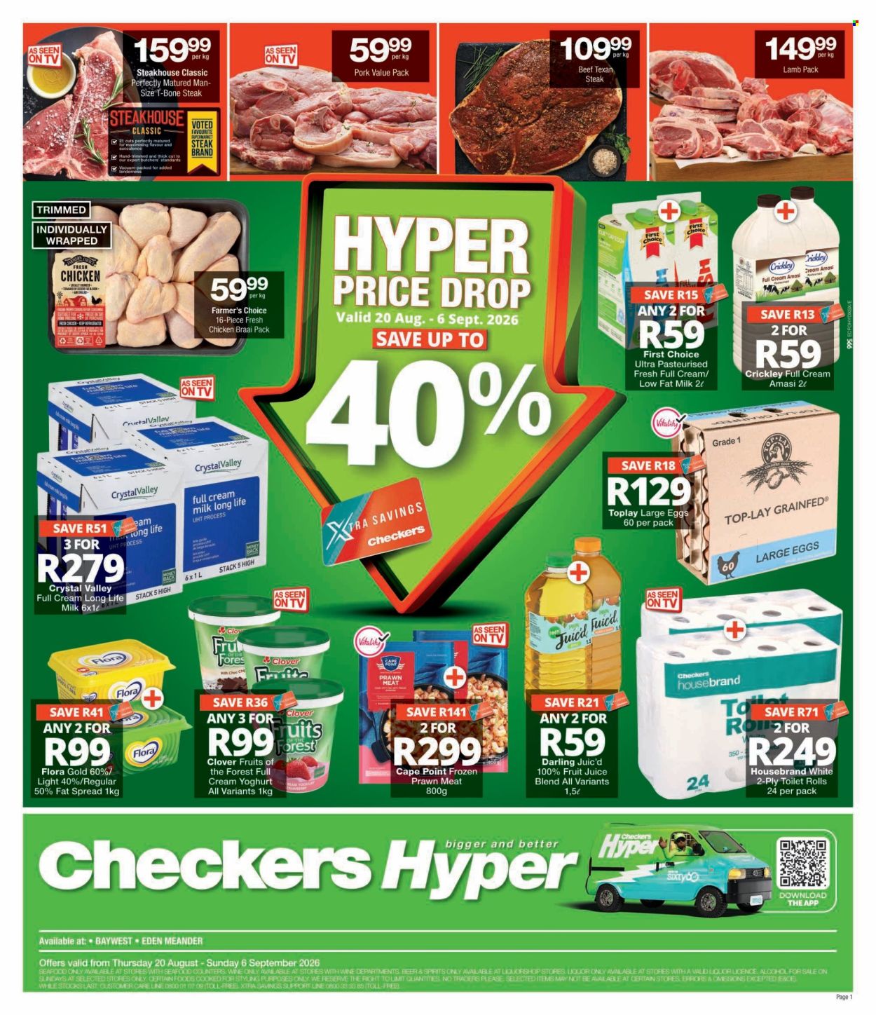 Checkers specials - 20/08/2026 - 06/09/2026. Page 1