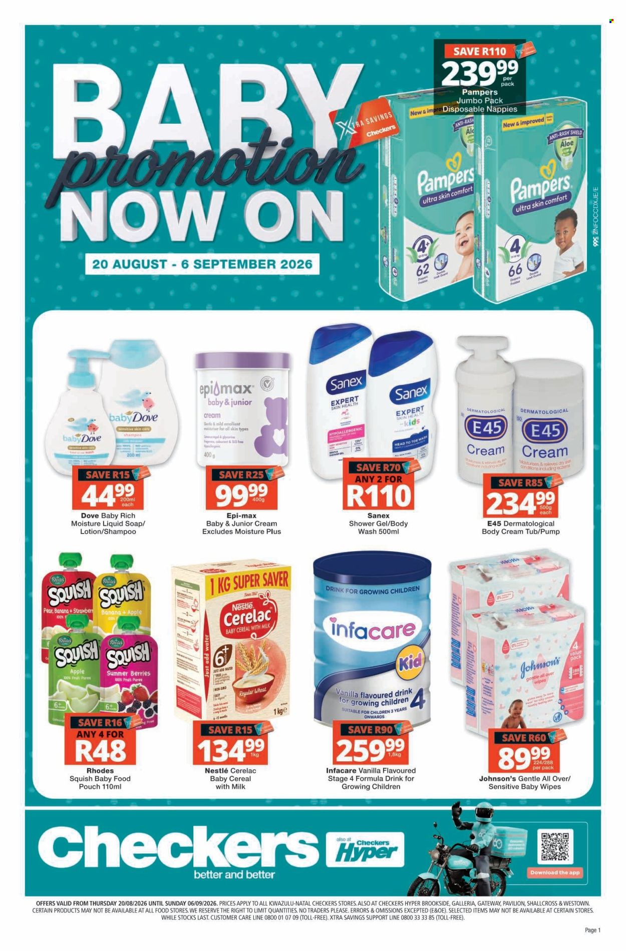 Checkers specials - 20/08/2026 - 06/09/2026. Page 1
