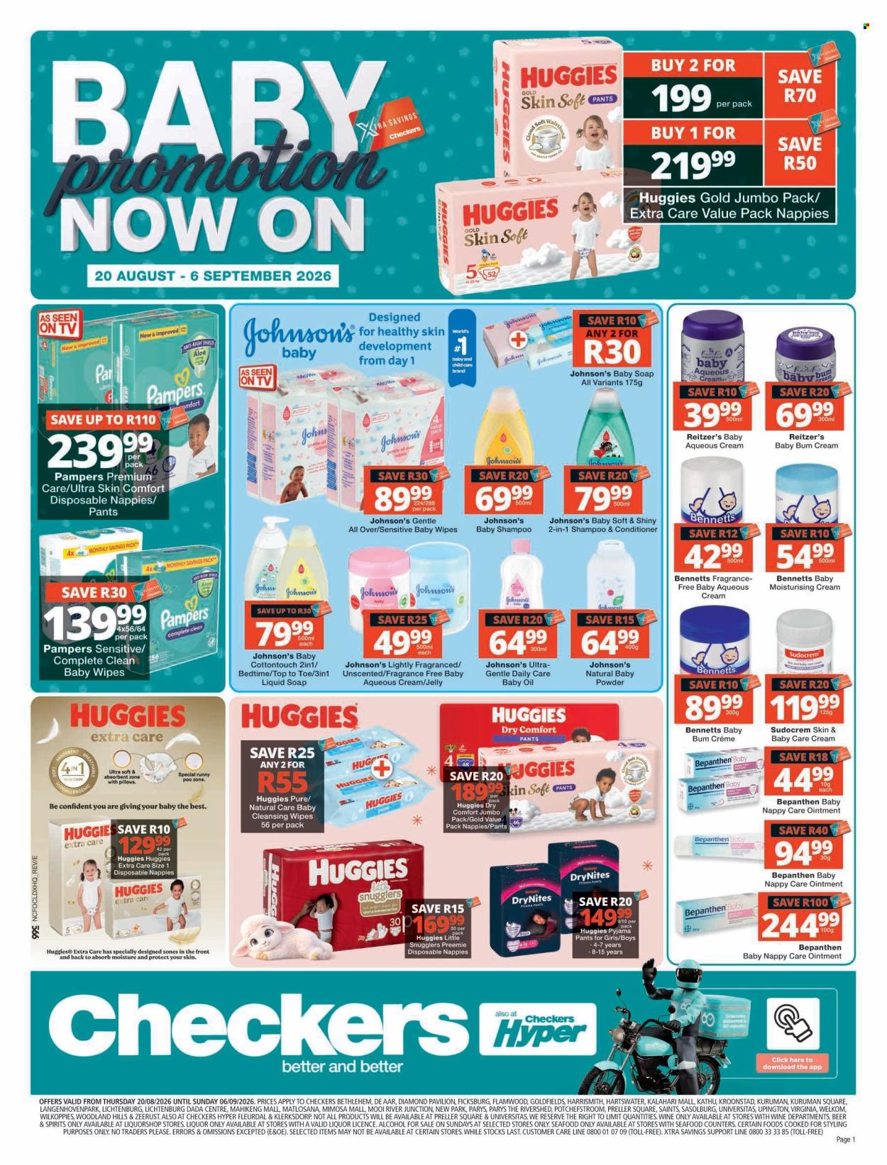 Checkers specials - 20/08/2026 - 06/09/2026. Page 1