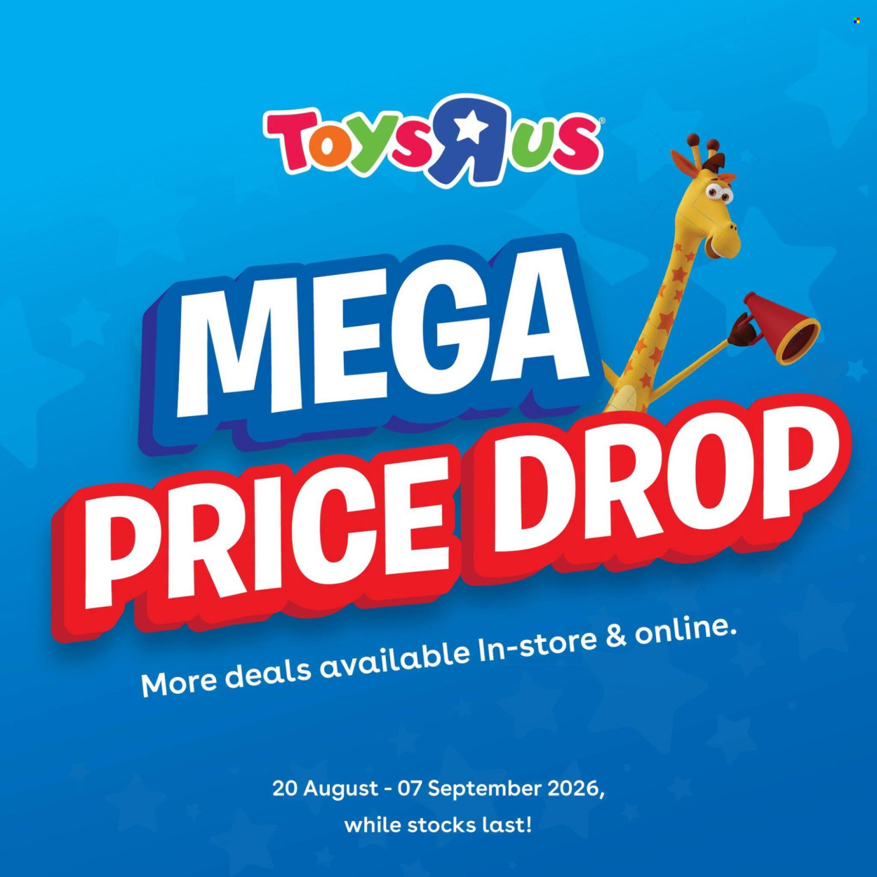 Toys R Us specials - 20/08/2026 - 07/09/2026. Page 1