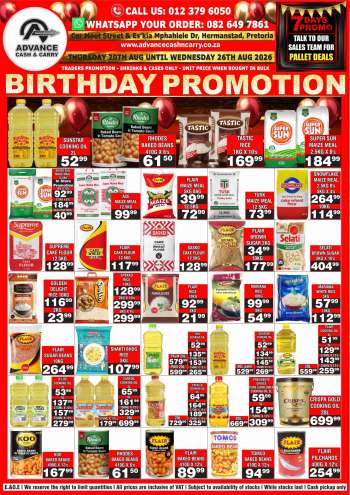 Advance Cash & Carry catalogue  - 20/08/2026 - 26/08/2026.