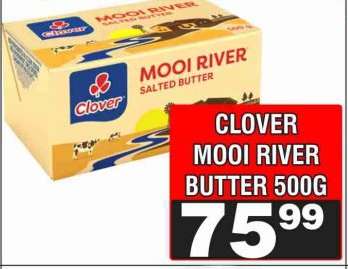 CLOVER MOOI RIVER BUTTER 500G