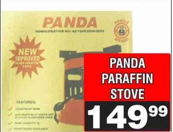 PANDA PARAFFIN STOVE