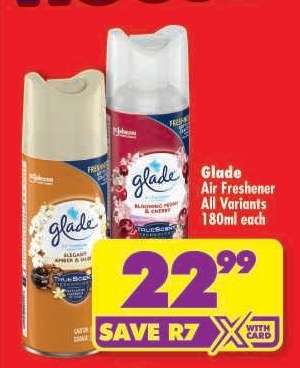 Glade Air Freshener All Variants 180ml each