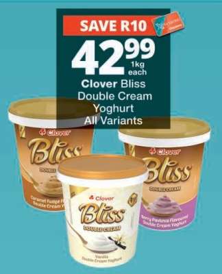 Clover Bliss Double Cream Yoghurt