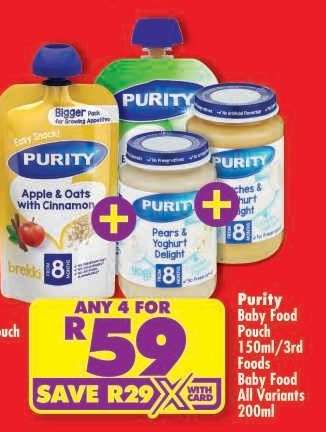 Purity Baby Food