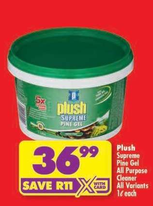 Plush Supreme Pine Gel All Purpose Cleaner