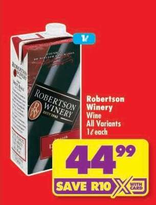 ROBERTSON WINERY