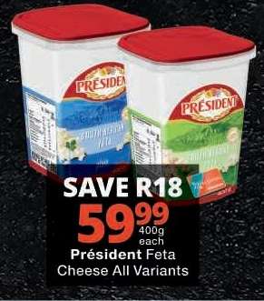 Président Feta Cheese All Variants
