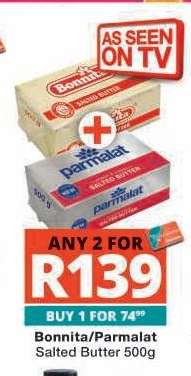Bonnita/Parmalat Salted Butter 500g