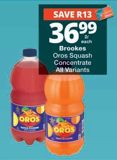 Brookes Oros Squash Concentrate