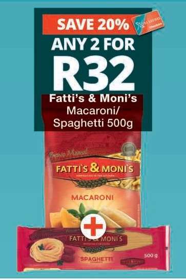 Fatti's & Moni's Macaroni/Spaghetti 500g