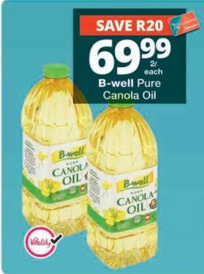 B-Well Pure Canola Oil