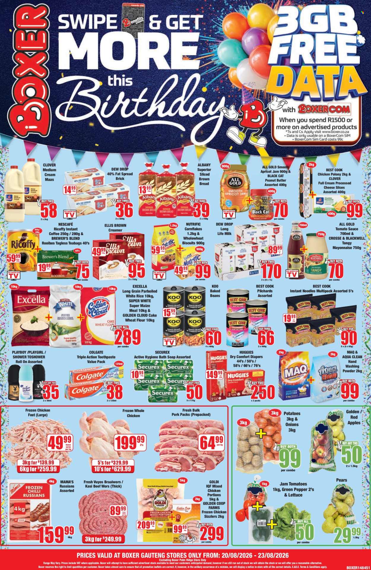 Boxer specials - 20/08/2026 - 23/08/2026. Page 1