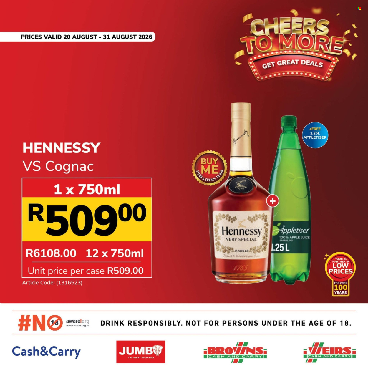 Jumbo Cash & Carry specials - 20/08/2026 - 31/08/2026. Page 1