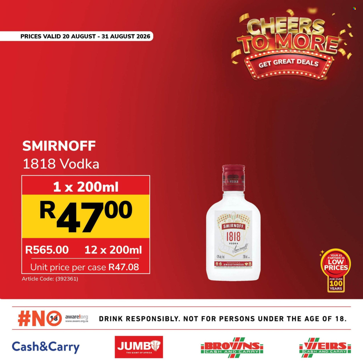 Jumbo Cash & Carry specials - 20/08/2026 - 31/08/2026. Page 8