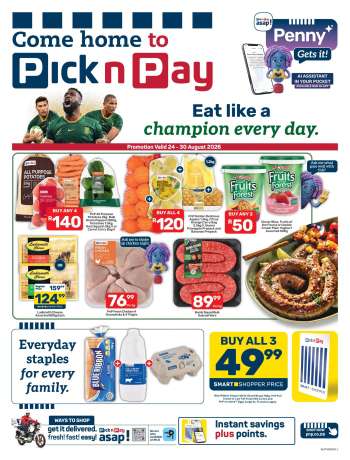 Pick n Pay catalogue  - 24/08/2026 - 30/08/2026.
