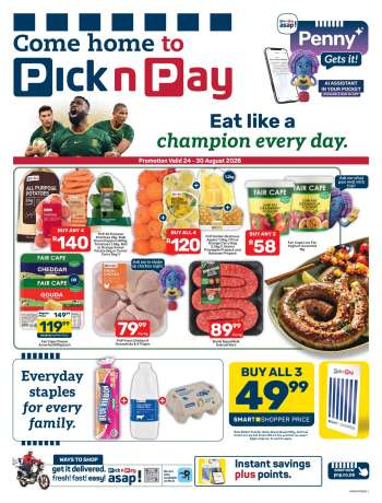 Pick n Pay catalogue  - 24/08/2026 - 30/08/2026.