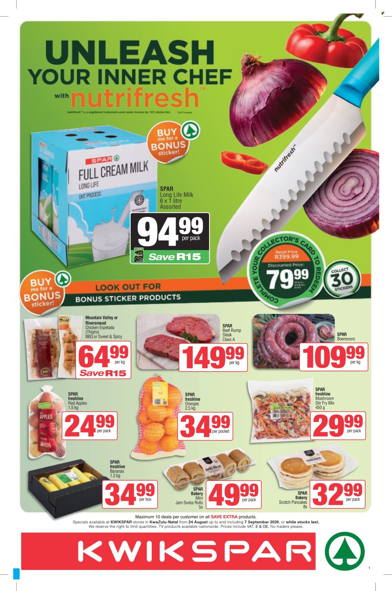 SPAR specials - 24/08/2026 - 07/09/2026. Page 1