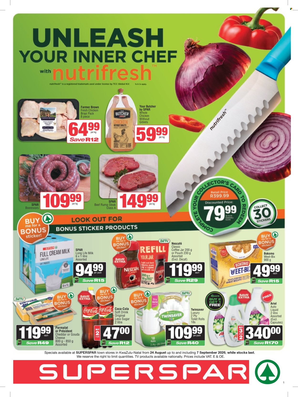 SPAR specials - 24/08/2026 - 07/09/2026. Page 1