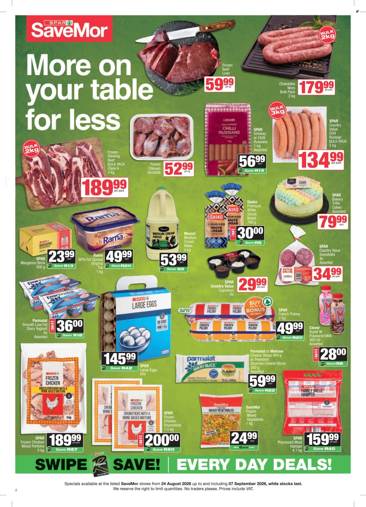 SPAR specials - 24/08/2026 - 07/09/2026. Page 2
