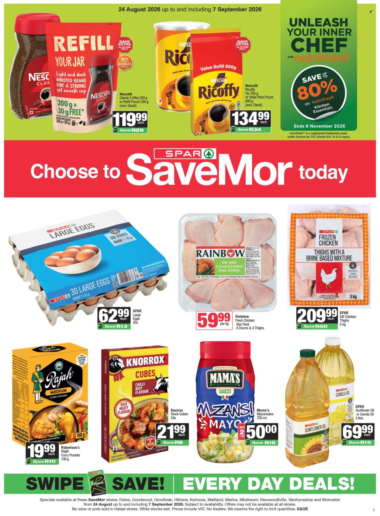 SPAR specials - 24/08/2026 - 07/09/2026. Page 1