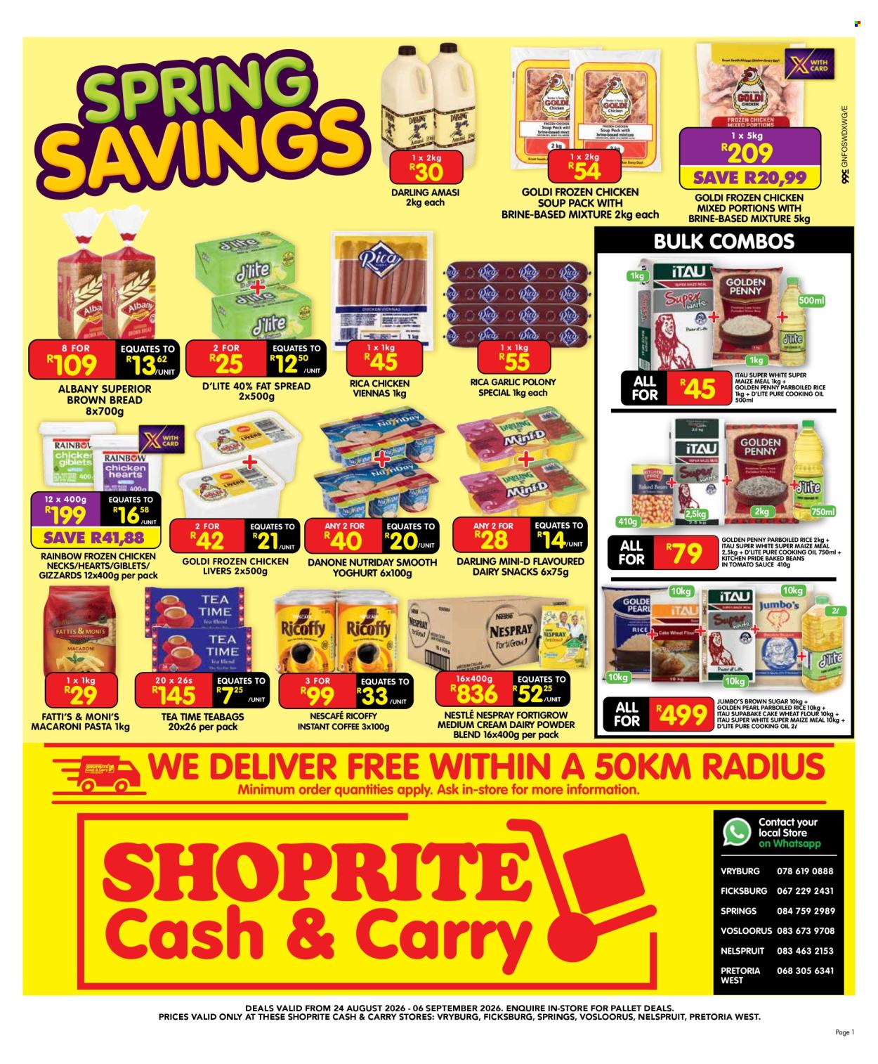 Shoprite specials - 24/08/2026 - 06/09/2026. Page 1