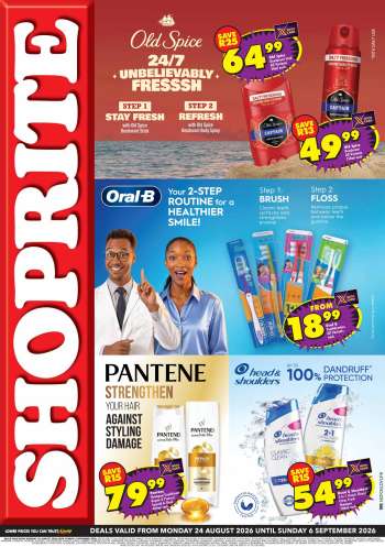 Shoprite catalogue  - 24/08/2026 - 06/09/2026.