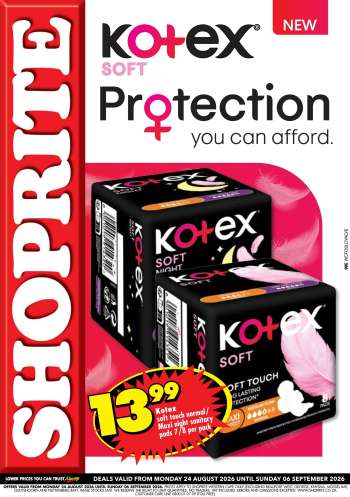 Shoprite catalogue  - 24/08/2026 - 06/09/2026.