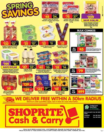 Shoprite catalogue  - 24/08/2026 - 06/09/2026.