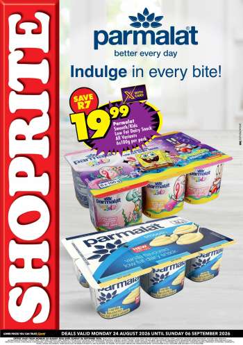 Shoprite catalogue  - 24/08/2026 - 06/09/2026.