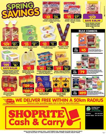 Shoprite catalogue  - 24/08/2026 - 06/09/2026.