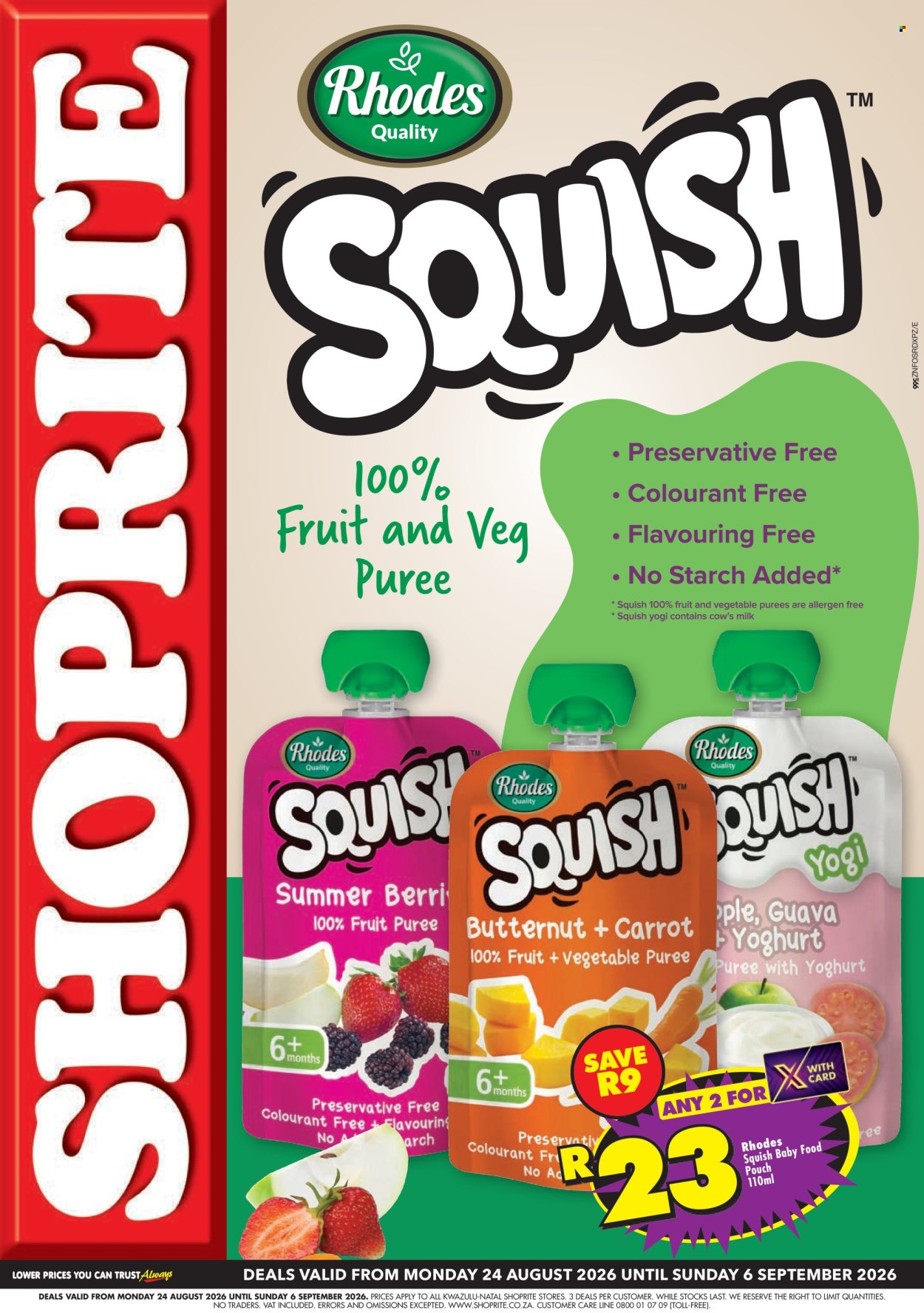 Shoprite specials - 24/08/2026 - 06/09/2026. Page 1